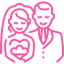 Icon representing birthday photo booth services.